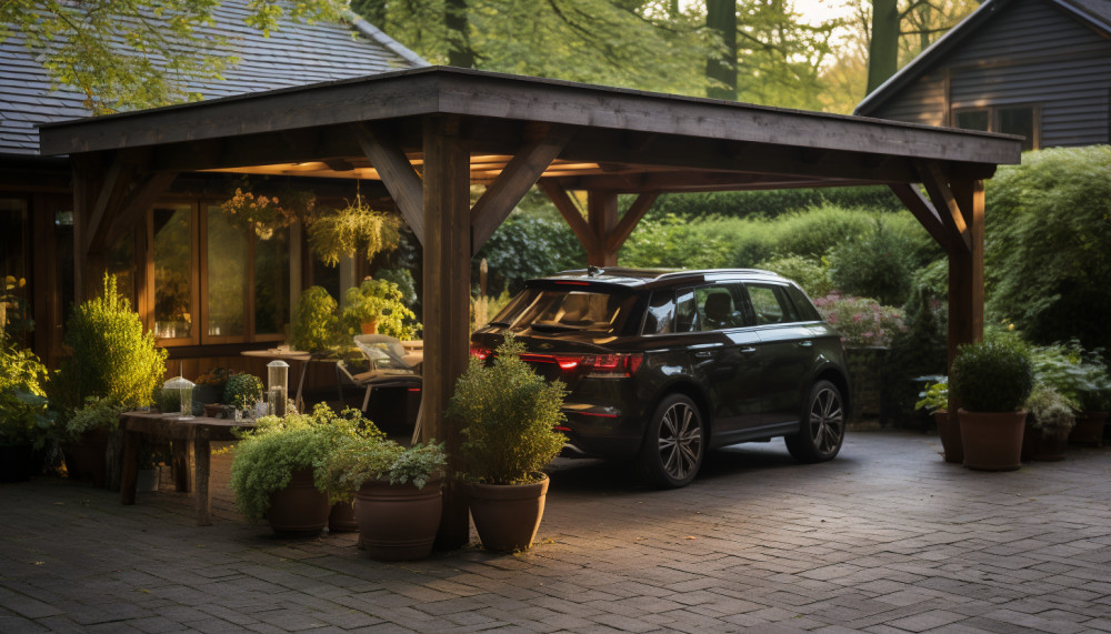 Pourquoi opter pour un appentis de voiture en bois ?